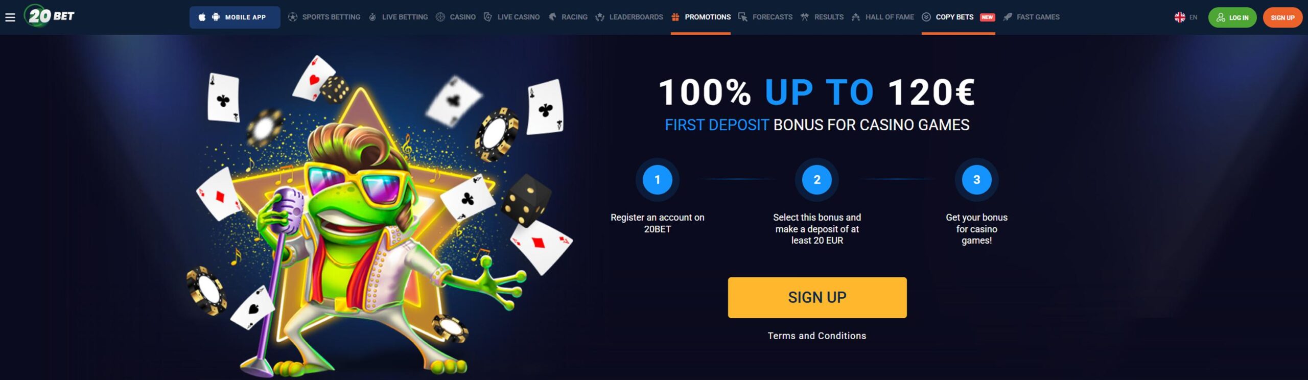 20Bet website